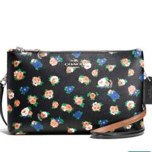 Coach Lyla Crossbody Tea Rose Floral Print